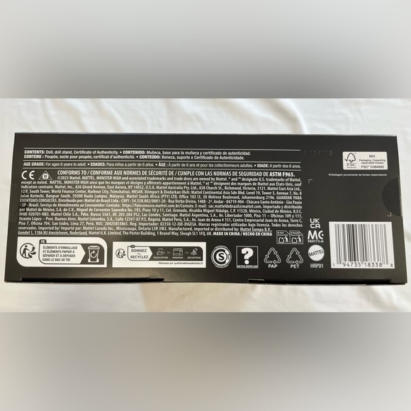 NWT RuPaul Dragon Queen Doll Monster High Mattel Fashion Collectible, NIB NRFB - Picture 10 of 12